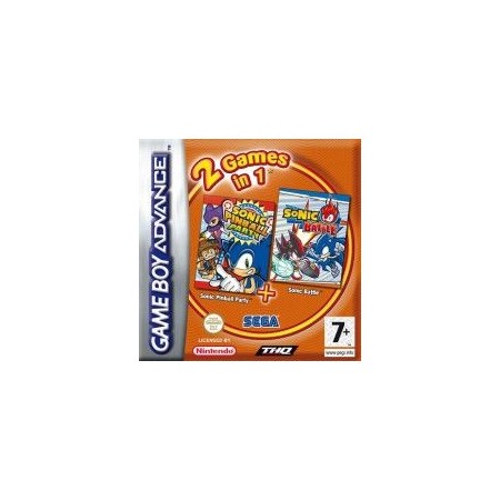 2 jeux en 1 Sonic Pinball Party et Sonic Battle GBA | Section Game Boy Advance | retrogaming