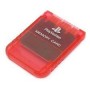 Carte mémoire Officielle Rouge Transparent Sony PS1 PSX  | Accessoires PS1 | retrogaming