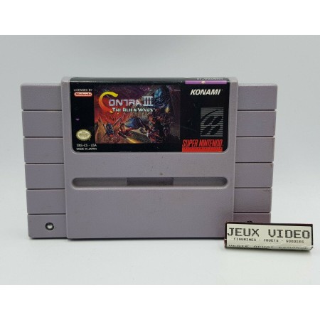 Contra III The Aliens Wars [Import US] SNES | Super Nintendo Jeux | retrogaming