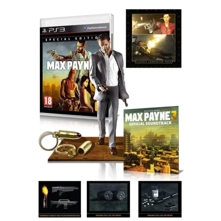 Figurine Max Payne 3 Edition Collector | Jeux Xbox360 | retrogaming