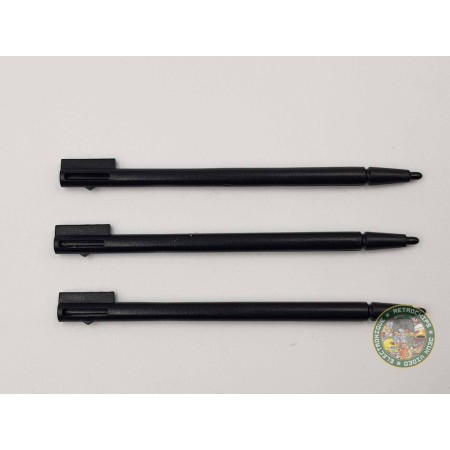 Pack X3 Stylet Noir pour Nintendo DS [FAT] 1ere Génération [NEUF] | Figurines Jouet | retrogaming