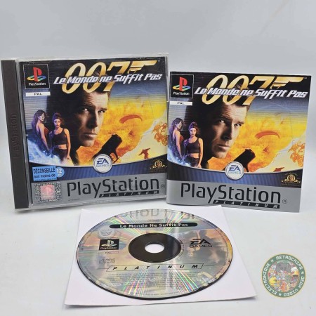 007 Le Monde Ne Suffit Pas [Edition Platinum] PS1  | Jeux Ps1 | retrogaming