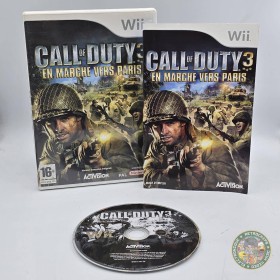 Call of Duty 3 : En Marche vers Paris Wii - Wii Jeux - Retrochips