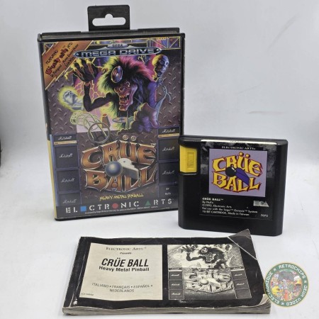 Crue Ball Heavy Metal Pinball MEGADRIVE  | Megadrive Jeux | retrogaming