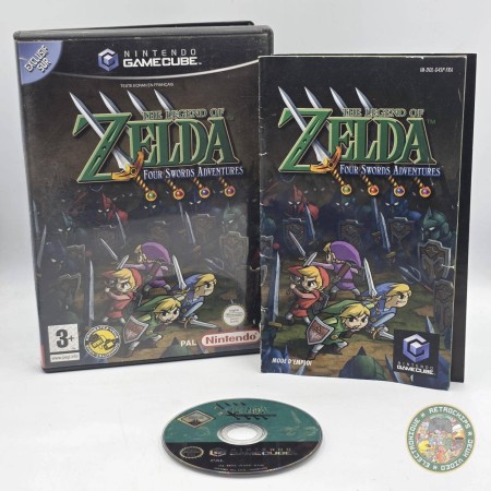 The Legend of Zelda : Four Swords Adventures GAMECUBE  | Jeux Gamecube | retrogaming