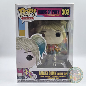 Figurine Funko POP 302 Harley Quinn Caution Tape [NEUF]