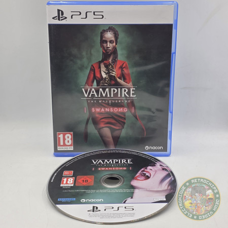 Vampire The Masquerade Swansong PS5  | Jeux PS5 | retrogaming